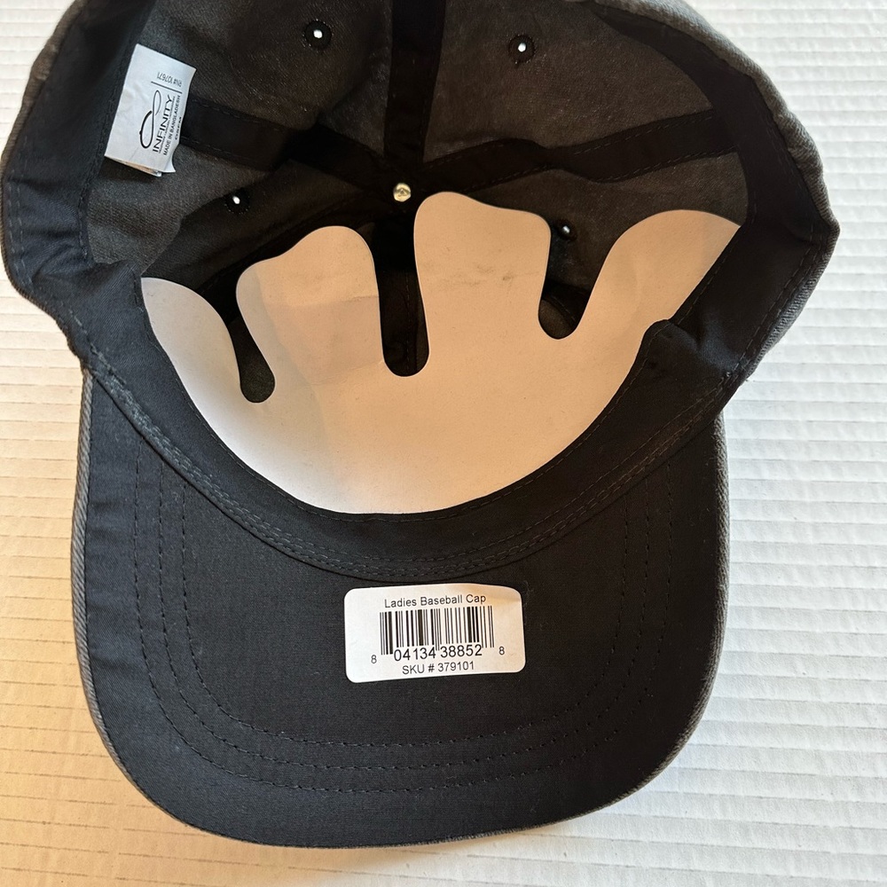 Women’s Velcro Baseball grey hat Bad Hair Day - Picture 3 of 5